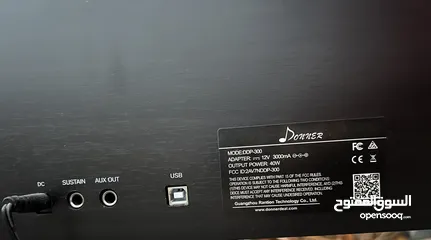  3 Donner DDP-300 Digital Piano – بيانو ديجيتال احترافي بحالة ممتازة