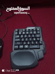 6 للبيع بأفضل الأسعار مجموعه كامله تشمل  كيبورد جيمنج RGB قطعه mix pro