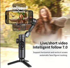  5 جيمبال احترافي للهواتف الذكية ثبات فائق AOCHUAN XE وفيديو عالي الجودة بدقة 1080p