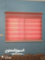  3 زيبرا شباكين.لون زهري تركي.مقاس عرض120/طول150