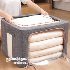  11 شنط تخزين صناديق ترتيب الملابس عدد 3 حجم كبير صناديق تخزين ملابس - Clothes Organiser صندوق تخزين قما