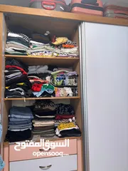  2 خزانة ثنائية و خزانة أحذية و مراية مع ادراج للبيع بحالة جيدة كلهم أو كل قطعة لحالهم قابل للتفواض