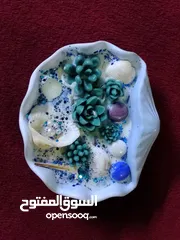  1 شموع معطرة هدايا ديكورات حجر وريزن