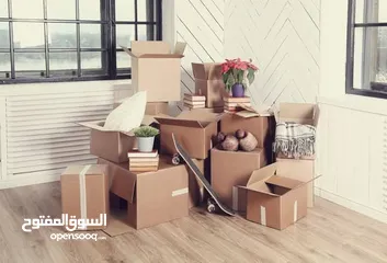  4 كراتين فارغه للبيع  للنقل الاثاث  والترحيل والشحن