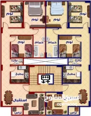  1 شقة للبيع بالهضبة الوسطى أمام كلية طب أسنان الجامعة الحديثة