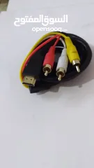  1 hdmi male 3rca male cable