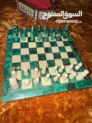  1 شطرنج من الملكيت والالباستر