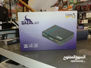  1 GAZAL PRO LINUX RECIVER 5G 4K ريسيفر غزال برو نظام لينوكس الجديد