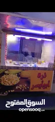  1 بسطة ذرة للبيع  حجم كبير و وسيعة  قفص حديد دايرو صاج  شوادر جداد السعر من الاخر1800