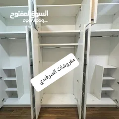  14 خزائن ملابس خشب لامنيت 18م لاتيه او حسب الطلب احجام كبيره درف او سحاب جميع الوان