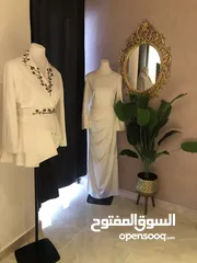 3 محل ملابس  سهره ستاتي واطفال مع مخيطه للبيع بكافه معداتها للبيع