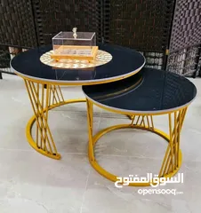  10 طقم طاولة وسط قطعتين
