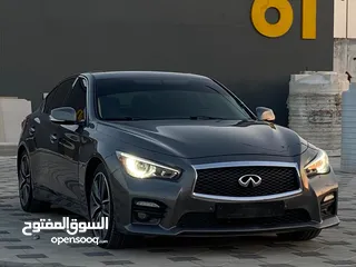  3 INFINITI Q50S RED SPORT V 6, 3.0 TWIN TURBO