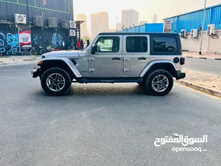  3 Jeep wrangler 2019 Full option sahara very less mileage 4x4 clean title