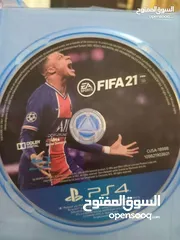  2 CD FIFA 18 + FIFA 21 PS4 للبيع