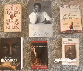 6 روايات و كتب باللغة الانجليزية English books and novels