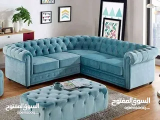  12 طقم كورنر حرف ل وثنائية كنب #تنجيد كنب