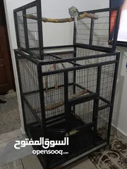  4 قفص  ببغاء  كاسكو أو مكاوي تفصيل متحرك بعجال  حجم كبير وثقيل وشي مرتب