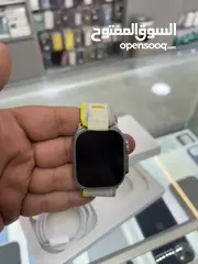  8 Apple watch ultra 1 used ساعة ابل مستخدمة وكالة بحالة ممتازة بدون أي خدوش