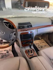  12 مرسيدس غواصة 350S للبيع موديل 2003 لون سلفر