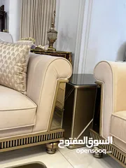  5 لمحبين الاناقه والذوق الراقي  طقم كنب 7مقاعد  فخم جداً كولتي عالي