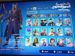  3 حساب فورت نايت فيه اكثر من200سكن و حساب ركت فيه اكثر من 100سياره والحساب فيه رقصات نادره و سكنات.