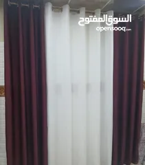  29 ستائر رنجات لنين وجوانب مخمل مع الجسر