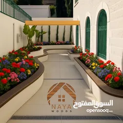  7 بديل الخشب WPC الخشب الصناعي / شركة الحقول البيضاء للصناعات الخشبية والبيئية