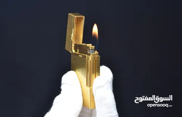  1 قداحه ST DUpont مطليه ذهب