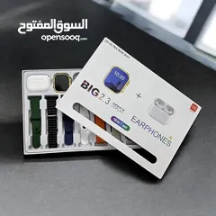  9 بكج i20 ultra max suit ساعة الاصدار التاسع 7 سيرات ايربودز كوبي ماستر كڤر حماية متوفرة باللون الذهبي
