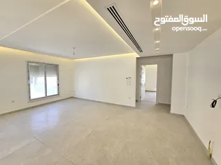  6 عبدون شقة جديدة للإيجار مساحة 180 متر طابق اول