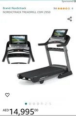  1 جهاز مشي treadmill NordicTrack