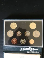  2 عملة انجليزية صدرت بمناسبة عيد ميلاد الملكة اليزابيث سنة 1988