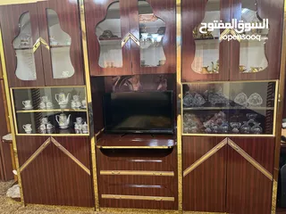  5 بوفيه تفصيل نظيفة وكالة بسعر مغري خشب لاتيه