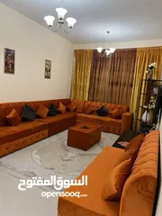  1 Two rooms and one hall, Sharjah Al-Taawoun,  balcony, lake view, two bathrooms,