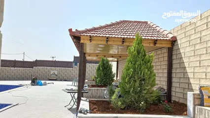  13 قرميد  مؤسسه العماوي لكافه اعمال تركيب القرميد والديكور والبرقولا  تركيب وصيانه