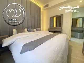  19 شقة مفروشة فاخرة للايجار في أجمل مواقع الجاردنز تشطيبات وديكورات فندقية اطلالة جميلة