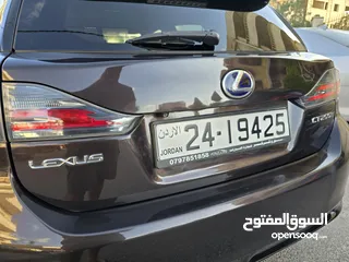  4 لكزس CT200 2012 فل كامل فحص كامل 7 جيد كرت ابيض وارد اروبي كفالة بطارية سنتين