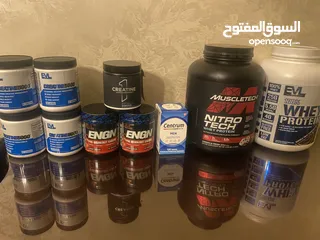  2 بروتين ( protein )  كرياتين ( creatine )