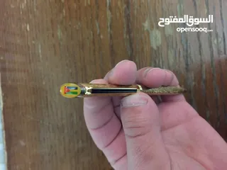 8 قلم حبر جاف مطلي ذهب