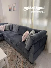 1 L shape sofa in good condition