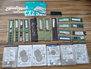  1 مجموعه قطع كمبيوتر للبيع  بحال الوكاله
