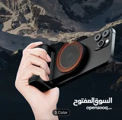  1 استاند تصوير يركب ع ايفون 12 و فوق Camera handle photo holder