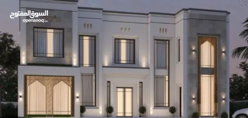  1 فيلا مقسمة (2) تاون هاوس مؤجرات   مع ملحقين مؤجرين