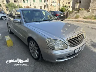  4 مرسيدس غواصة 350S للبيع موديل 2003 لون سلفر