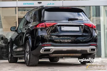  10 Mercedes GLE450 4matic 2021 Amg kit  السيارة وارد و كفالة الشركة و قطعت مسافة 35,000 كم فقط