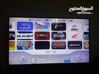  11 جهاز Nintendo Wii معدل عليه 54لعبة من العاب ال wii وعليه العاب اتاري قديمة وعليه عدد كبير من الالعاب