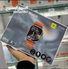  1 Smart watch ultra-2 4+1 البكج الاحدث والافخم في البلاد شحن لاسلكي و4 اشرطة اجراء واسقبال مكالمات