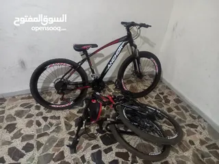  22 دراجات هوائية جنط 26 بحالة ممتازة  الأول نوع AMIN Foldable  الثاني ANCHOR