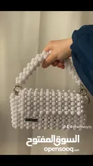 12 شناتي خرز معمولة يدويا من خرز الكرستال وخرز حبيبات التوت واللؤلؤ